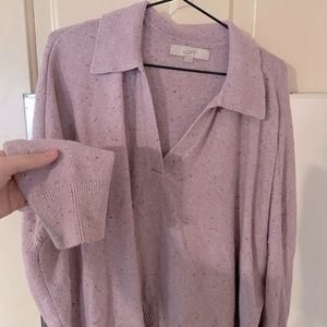 ✨LOFT✨ Oversized Collared Sweater